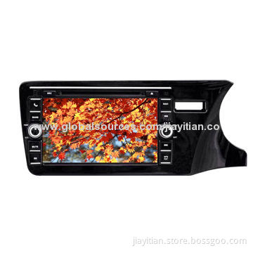 New 8" car GPS navigation for Honda city 2014 RHD with beautiful iOS7 style UI, BT/TV/GPS/IPOD/PB